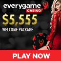 50 Free Spins Sign Up Bonus at Everygame Casino (formerly Intertops)